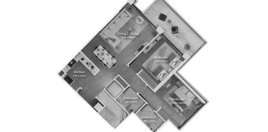 Διαμέρισμα σε Bab Al Qasr Canal View Residence 22 σε Al Raha Beach, Abu Dhabi, ΗΑΕ 4 υπνοδωμάτια, 172.8 τ.μ. Αρ. 636798