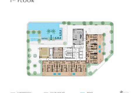 Apartemen di Dubai, UEA 2 kamar tidur, 134 m2 nomor 659943 - foto 22