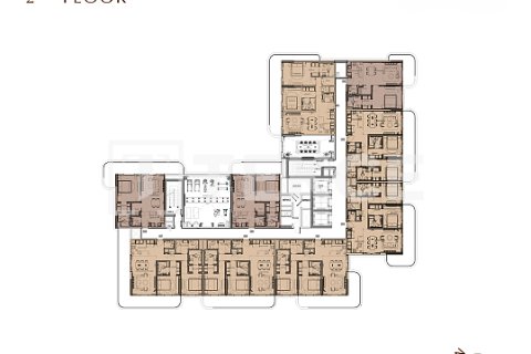 Apartemen di Dubai, UEA 1 kamar tidur, 84 m2 nomor 659942 - foto 23