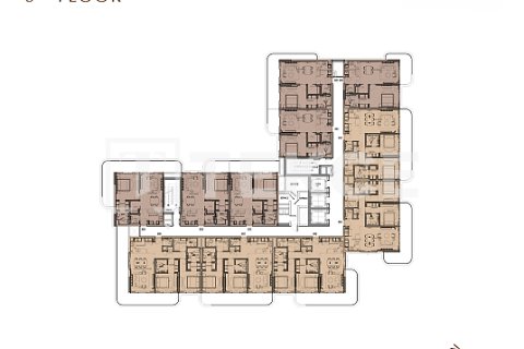 Apartemen di Dubai, UEA 1 kamar tidur, 84 m2 nomor 659942 - foto 26