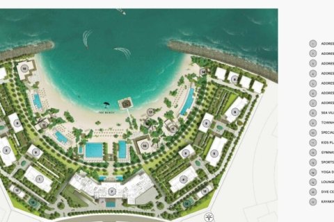 Leilighet til salgs i Al Marjan Island, Ras Al Khaimah, Emiratene 1 soverom, 79 kvm Nr. 656918 - Foto 1