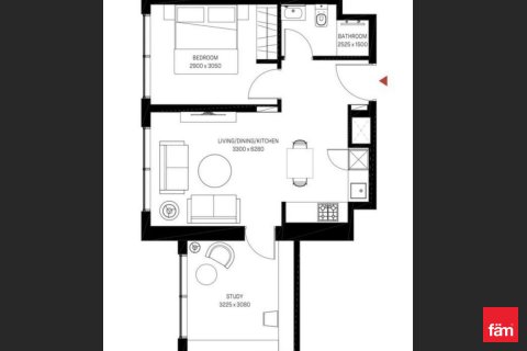 Byt v Dubai, SAE 1 ložnice, 55.2 m² Č.: 629287 - fotografie 23