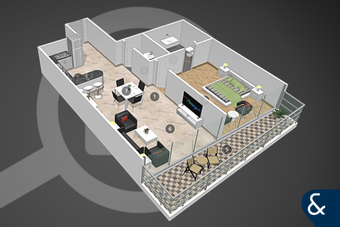 Διαμέρισμα σε Downtown Dubai (Downtown Burj Dubai), ΗΑΕ 1 υπνοδωμάτιο, 85 τ.μ. Αρ. 668078 - φωτογραφία 14