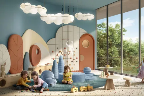 Byt v Ghaf Woods v Dubai, SAE 2 ložnice, 162 m² Č.: 686864 - fotografie 14