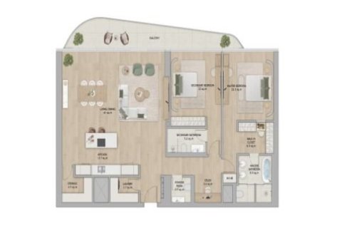 آپارتمان برای فروش در  Saadiyat Island، Abu Dhabi، امارات متحده عربی  1 خوابه ، 99 متر مربع ، شماره 704856 - تصویر 14