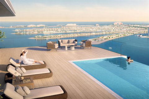 Apartmen di Dubai Harbour, UAE 1 bilik tidur, 78.07 meter persegi № 748974