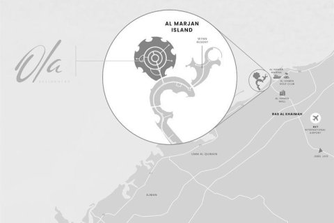 Lägenhet till försäljning i Al Marjan Island, Ras Al Khaimah, UAE 1 sovrum, 83 kvm Nr. 656404 - fotografi 15