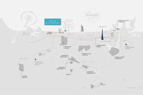 Διαμέρισμα σε Dubai Harbour, ΗΑΕ 1 υπνοδωμάτιο, 71 τ.μ. Αρ. 655931 - φωτογραφία 10