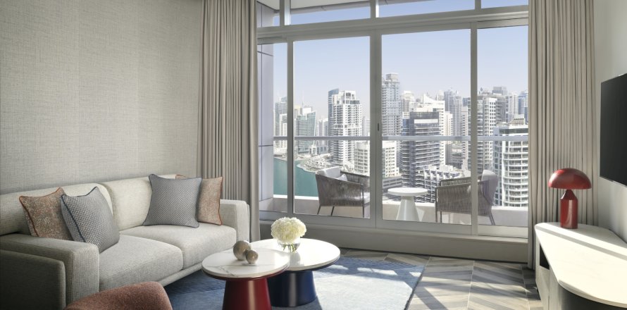 Apartmánový hotel v Dubai Marina, SAE 1 ložnice, 63.92 m² Č.: 750690