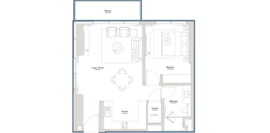 Apartament în Palm Jumeirah, Dubai, EAU 1 dormitor, 79 mp.  №687005