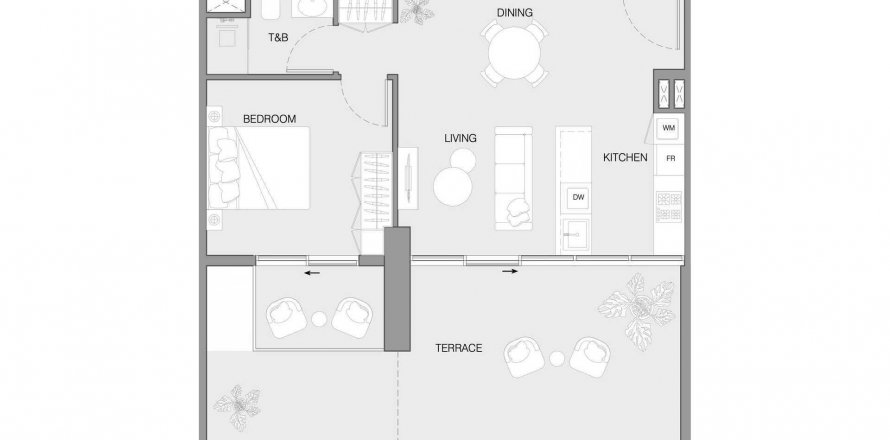 Apartment in LUM1NAR Tower 1 in Jumeirah Village Triangle, Dubai, UAE 1 bedroom, 83.25 sq.m. № 488704