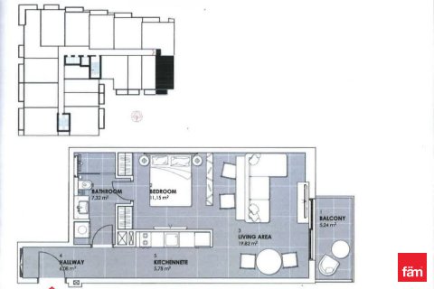 Apartman u gradu Dubai, UAE 55.2 m2 Br. 634651 - Slika 14
