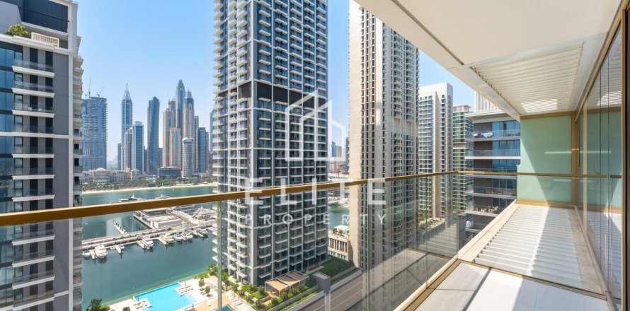 Apartament në Dubai Harbour, Dubai, Emiratet e Bashkuara Arabe 1 dhomë gjumi, 74 m2. № 736089
