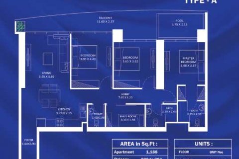 Apartment in Jumeirah Village Triangle, Dubai, UAE 3 bedrooms, 137 sq.m. № 636904 - photo 5