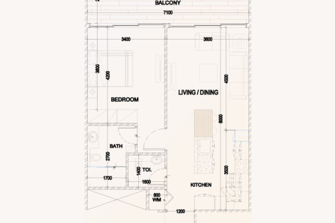 Apartament na sprzedaż w Dubai South (Dubai World Central), Dubai, ZEA 1 sypialnia, 60 mkw., nr 732606 - zdjęcie 4