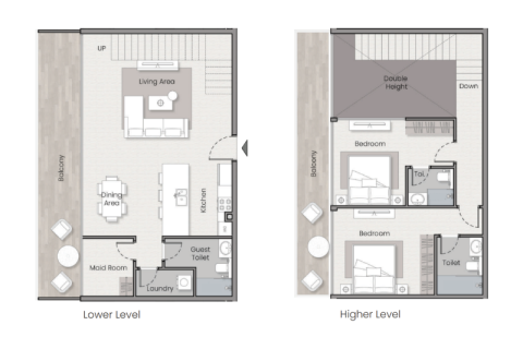 Leilighet til salgs i Jumeirah Village Circle, Dubai, Emiratene 1 rom Nr. 732604 - Foto 8