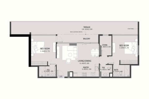 Appartamento in vendita a Majan, Dubai, EAU 1 camera da letto, 71 mq. № 732603 - foto 4