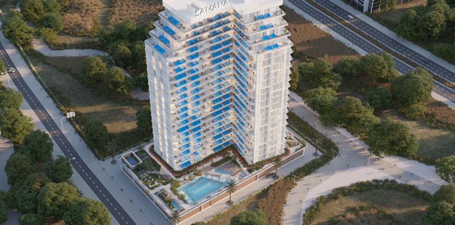 Apartemen di Dubai Production City (IMPZ), UEA 1 kamar tidur, 115.6 m2 nomor 638306