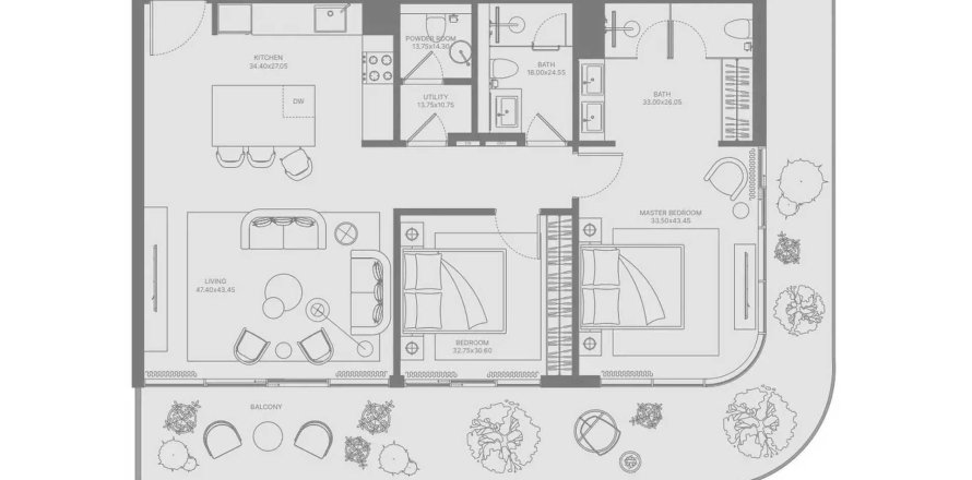 Квартира в Bond Enclave в Arjan, Дубай, ОАЕ 3 кімнати, 119.97м2 № 700360
