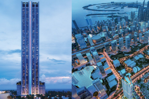 Apartmen di Jumeirah Village Circle, Dubai, UAE 1 bilik tidur, 72 meter persegi № 639931 - foto 1