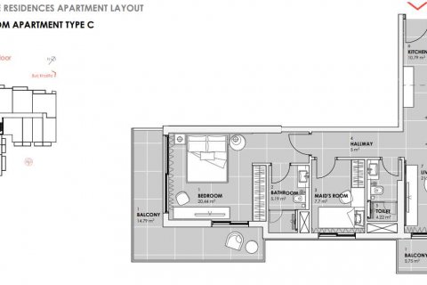 Apartment in STONEHENGE RESIDENCE in Jumeirah Village Circle, Dubai, UAE 1 bedroom, 95 sq.m. № 637063 - photo 5