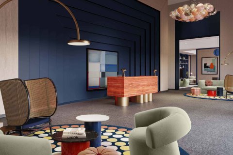 Apartmán v Business Bay, Dubai, SAE 1 spálňa, 65 m2 č. 696406 - Fotografia 5