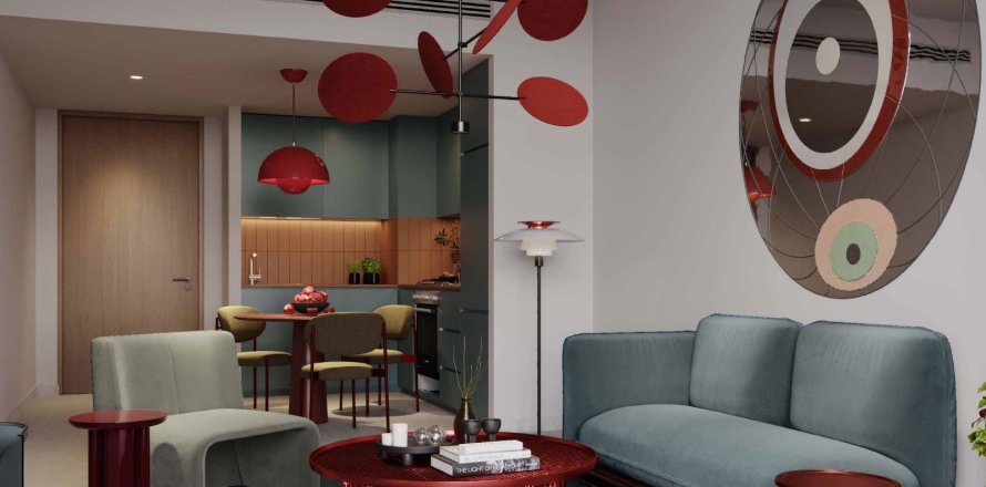 Apartmán v Business Bay, Dubai, SAE 1 spálňa, 65 m2 č. 696406