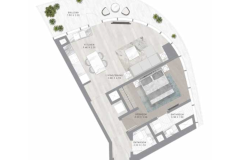 Apartment in Business Bay, Dubai, UAE 1 room, 40 sq.m. № 690180 - photo 9