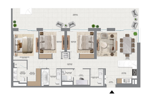 Lägenhet till försäljning i Dubai South (Dubai World Central), Dubai, UAE 1 sovrum, 66 kvm Nr. 690177 - fotografi 4