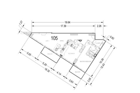 Apartmen di Business Bay, Dubai, UAE 2 bilik tidur, 140.05963377 meter persegi № 763733 - foto 6