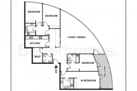 Apartament në Dubai Marina, Emiratet e Bashkuara Arabe 4 dhoma gjumi, 228 m2. № 643658 - Foto 13