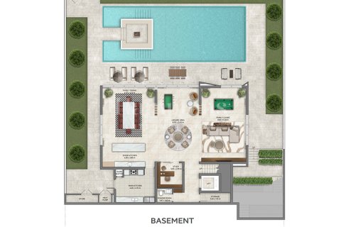 Dubai, UAE의 임대용 빌라 침실 5개, 1037.07618900제곱미터 번호 651173 - 사진 17