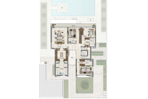 Dubai, UAE의 임대용 빌라 침실 5개, 1037.07618900제곱미터 번호 651173 - 사진 18