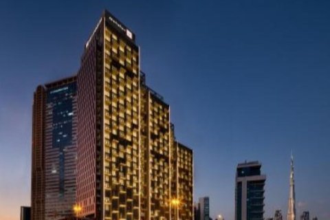 Byt v Business Bay, Dubai, SAE 1 ložnice, 74 m² Č.: 631221 - fotografie 1