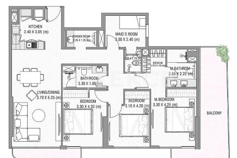 Apartmen di Dubai, UAE 3 bilik tidur, 312 meter persegi № 700504 - foto 16
