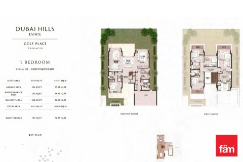 Vila u gradu Dubai Hills Estate, UAE 5 spavaće sobe, 707.5 m2 Br. 679164 - Slika 30