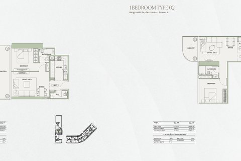 Dubai, BAE’de satılık daire 1 oda, 50 m² No 730845 - fotoğraf 24