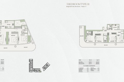 Dubai, BAE’de satılık daire 1 oda, 50 m² No 730845 - fotoğraf 27