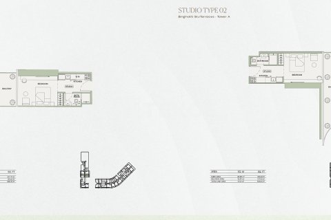 Dubai, BAE’de satılık daire 1 oda, 50 m² No 730845 - fotoğraf 22