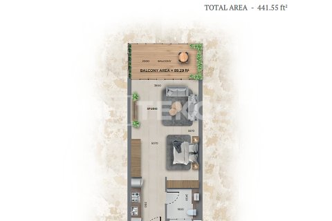 Apartament de vânzare în Jumeirah Village Circle, Dubai, EAU 1 cameră, 45 mp. №730846 - poză 24