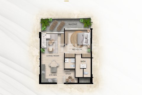 Arjan, Dubai, संयुक्त अरब अमीरात में अपार्टमेंट, 1 कमरा, 45 वर्ग मीटर, संख्या 730844 - फ़ोटो 24