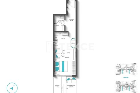 Huoneisto Dubai Land, Arabiemiraatit 1 makuuhuone, 67 m2 № 730842 - kuva 27