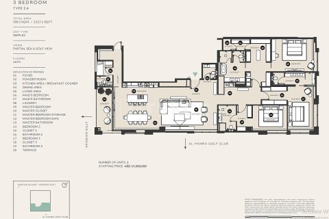 Lägenhet till försäljning i Ras Al Khaimah, UAE 2 sovrum, 217 kvm Nr. 727112 - fotografi 29