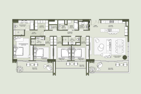 Al Wasl, Dubai, BAE’de satılık daire 1 yatak odası, 82 m&sup2; No 689906 - fotoğraf 12