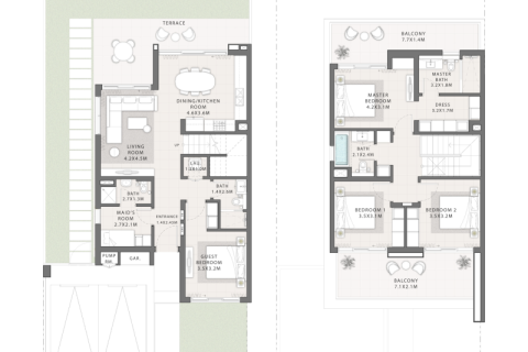 The Valley, Dubai, BAE’de satılık townhouse 3 yatak odası, 196 m&sup2; No 689873 - fotoğraf 11