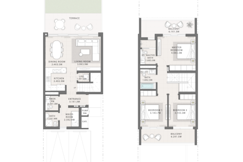 The Valley, Dubai, BAE’de satılık townhouse 3 yatak odası, 196 m&sup2; No 689873 - fotoğraf 10