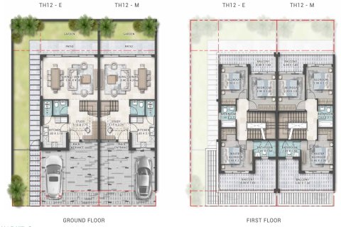 Maison de ville à DAMAC Hills (Akoya by DAMAC), Dubai, EAU: 3 chambres, 170 m2 № 680507