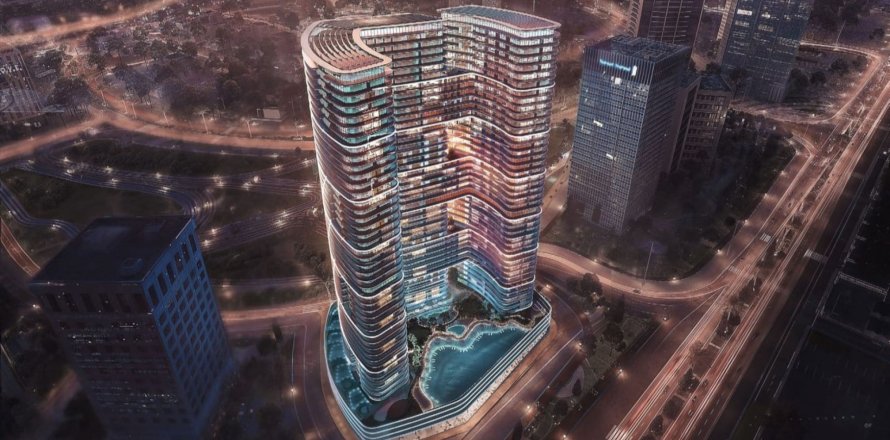 Apartament në Dubai, Emiratet e Bashkuara Arabe 2 dhoma gjumi, 44 m2. № 637909