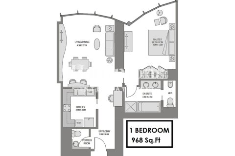 Burj Khalifa、Dubai、UAE にあるマンションの賃貸物件 1ベッドルーム、89.93010400 m2、No678803 - 写真 18