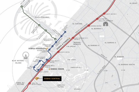 Byt v Dubai, SAE 1 ložnice, 58.7 m² Č.: 634710 - fotografie 25
